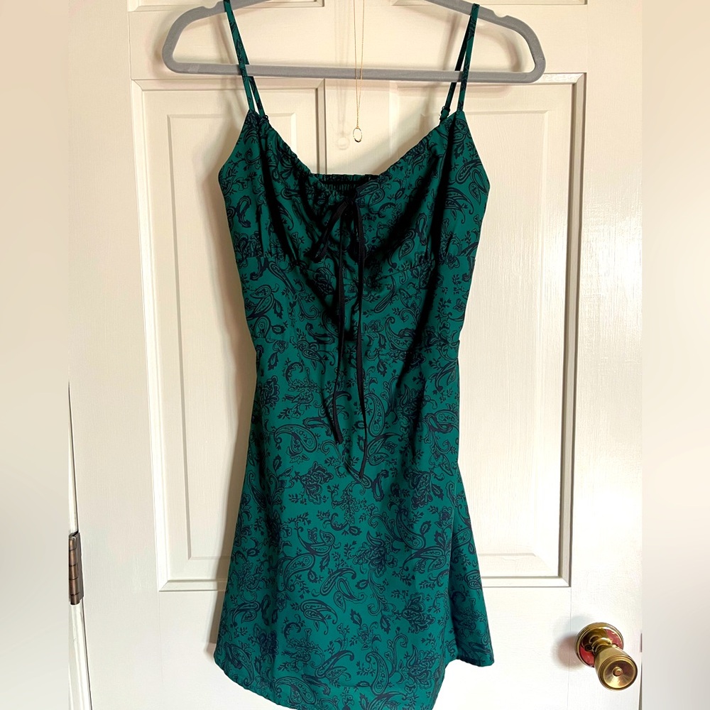 Flirty peasant sundress